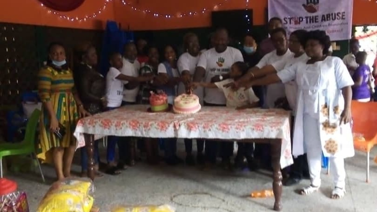 End of year party 2020 at Modupe Cole Memorial Home for people living with disabilities. (1)